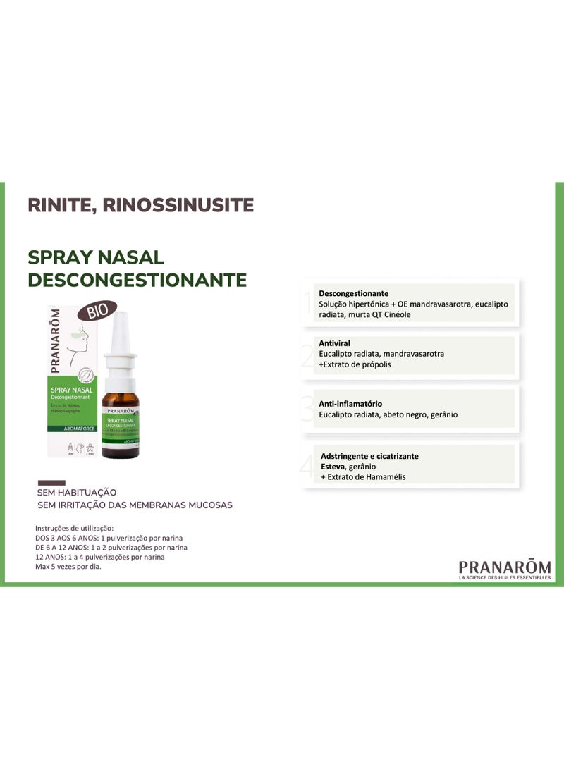 PRANAROM Pranarôm Aromaforce Organic Nasal Spray 15ml - Image 3